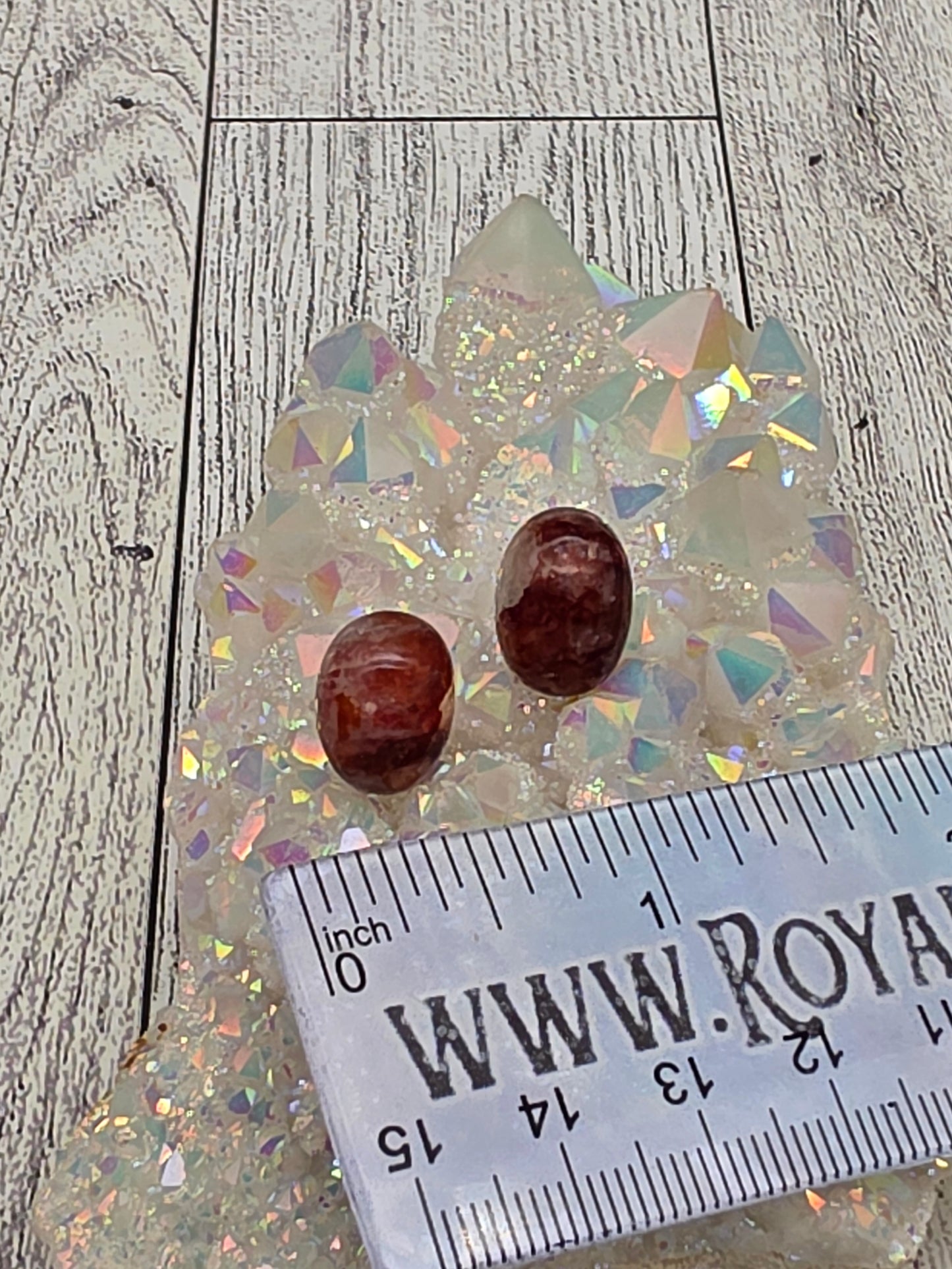 Oval Crystal Earrings