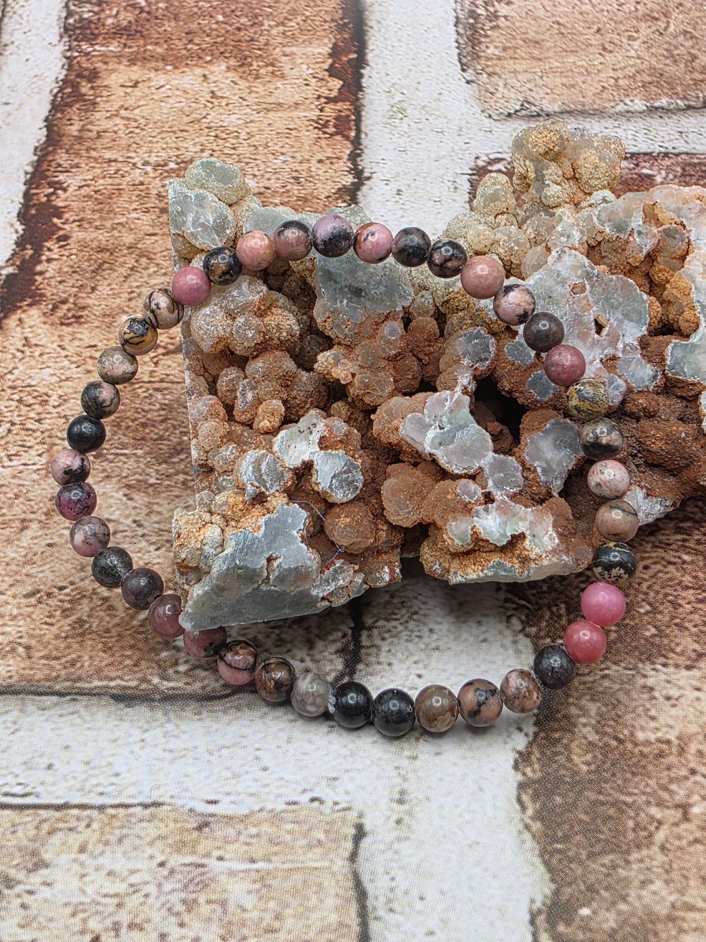 Rhodonite Stretchy Bracelet