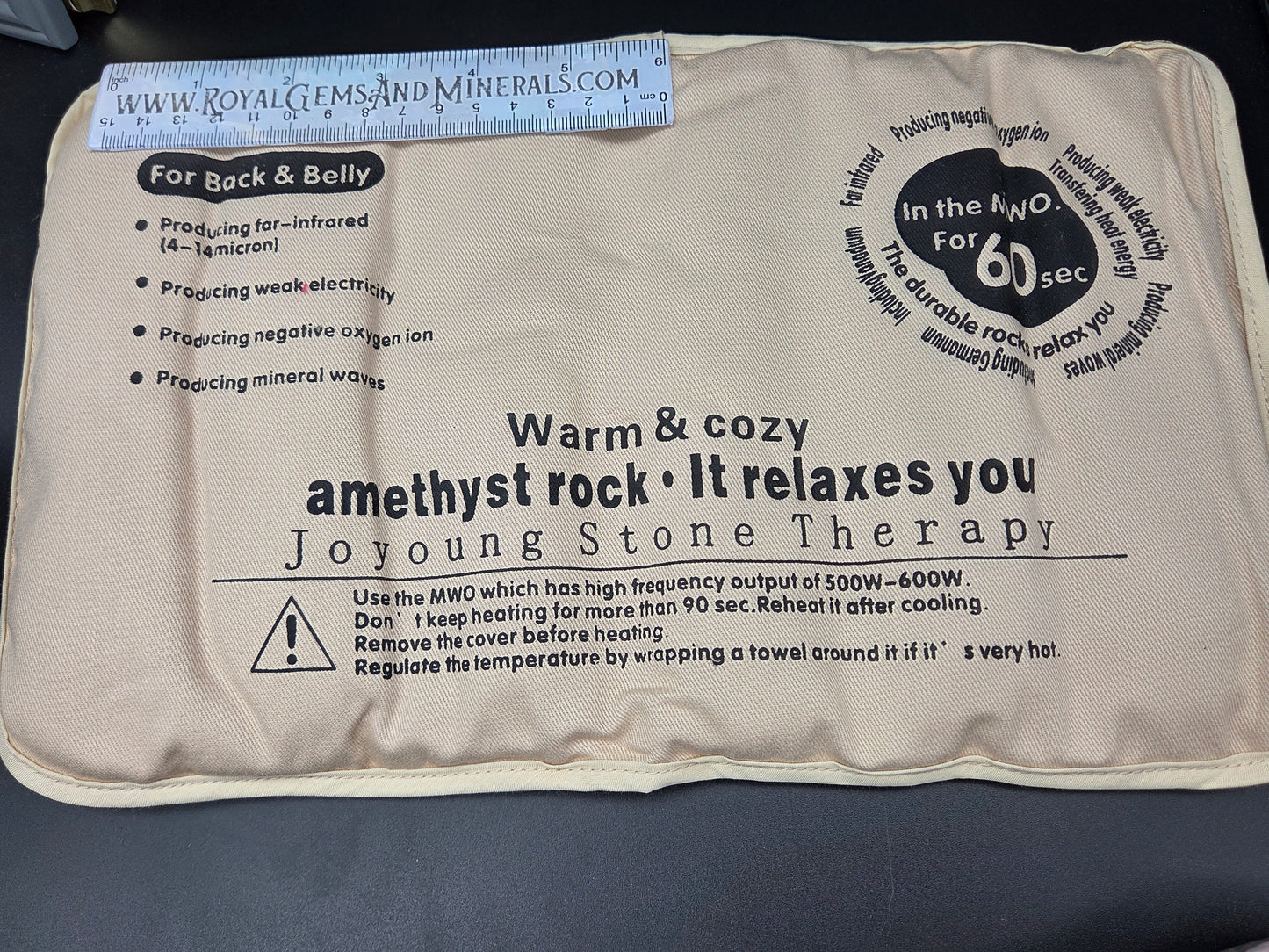 Amethyst Belly And Back Pad