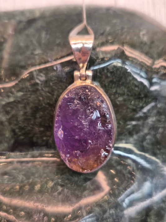 Sterling Silver Ameterine Pendant