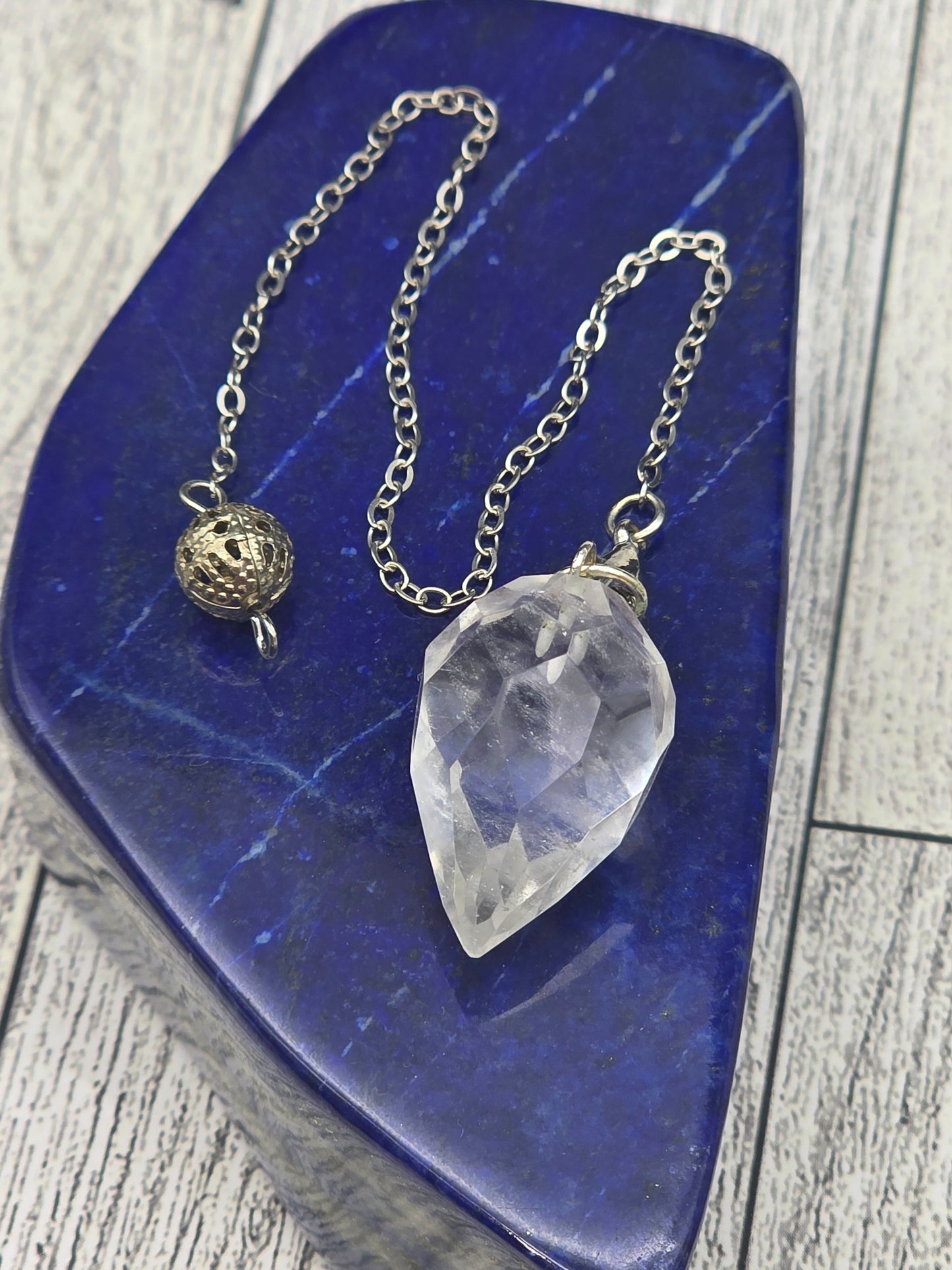 Faceted Crystal Pendulum
