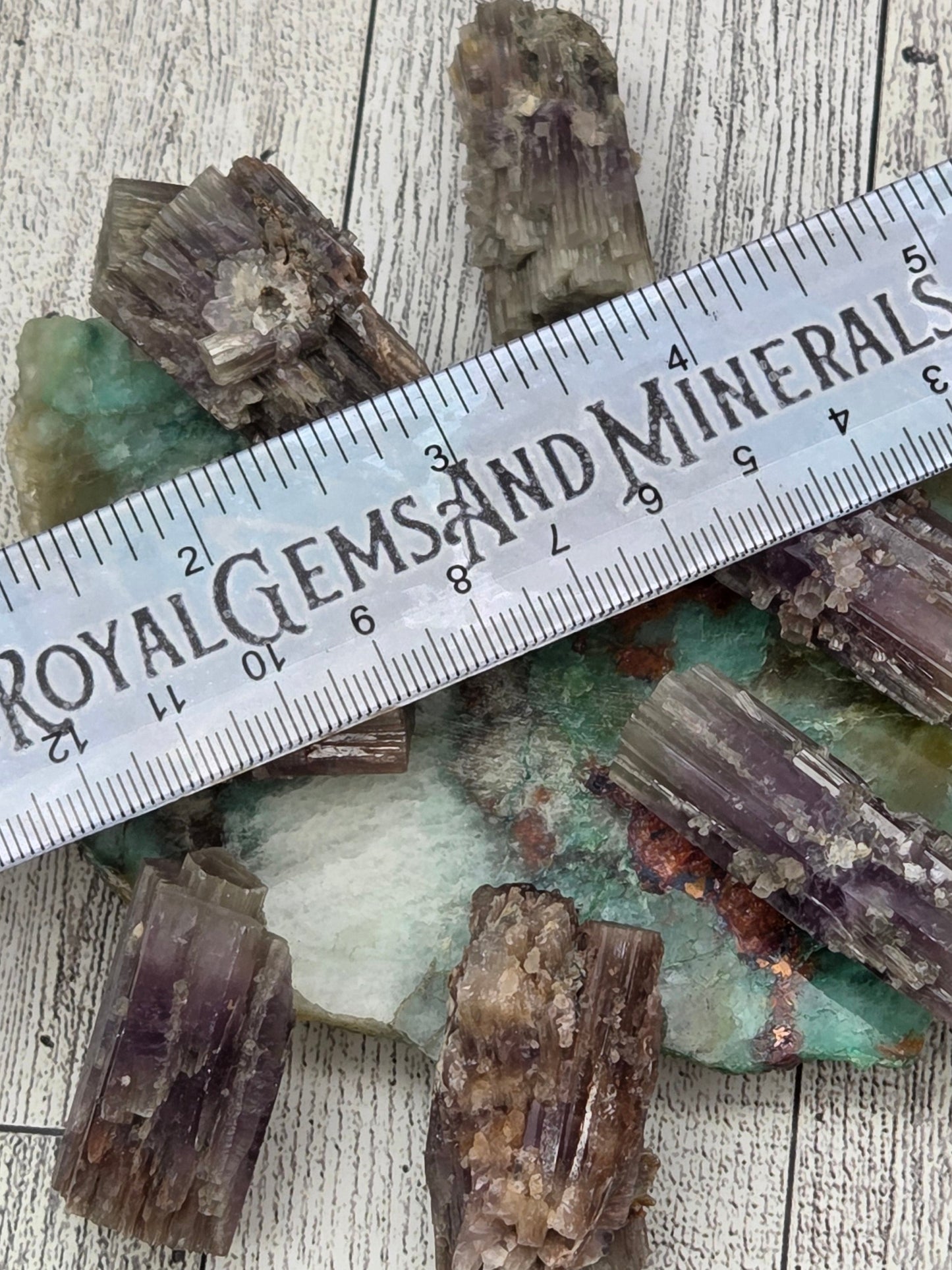 Bi-Colored Aragonite Crystal Specimen