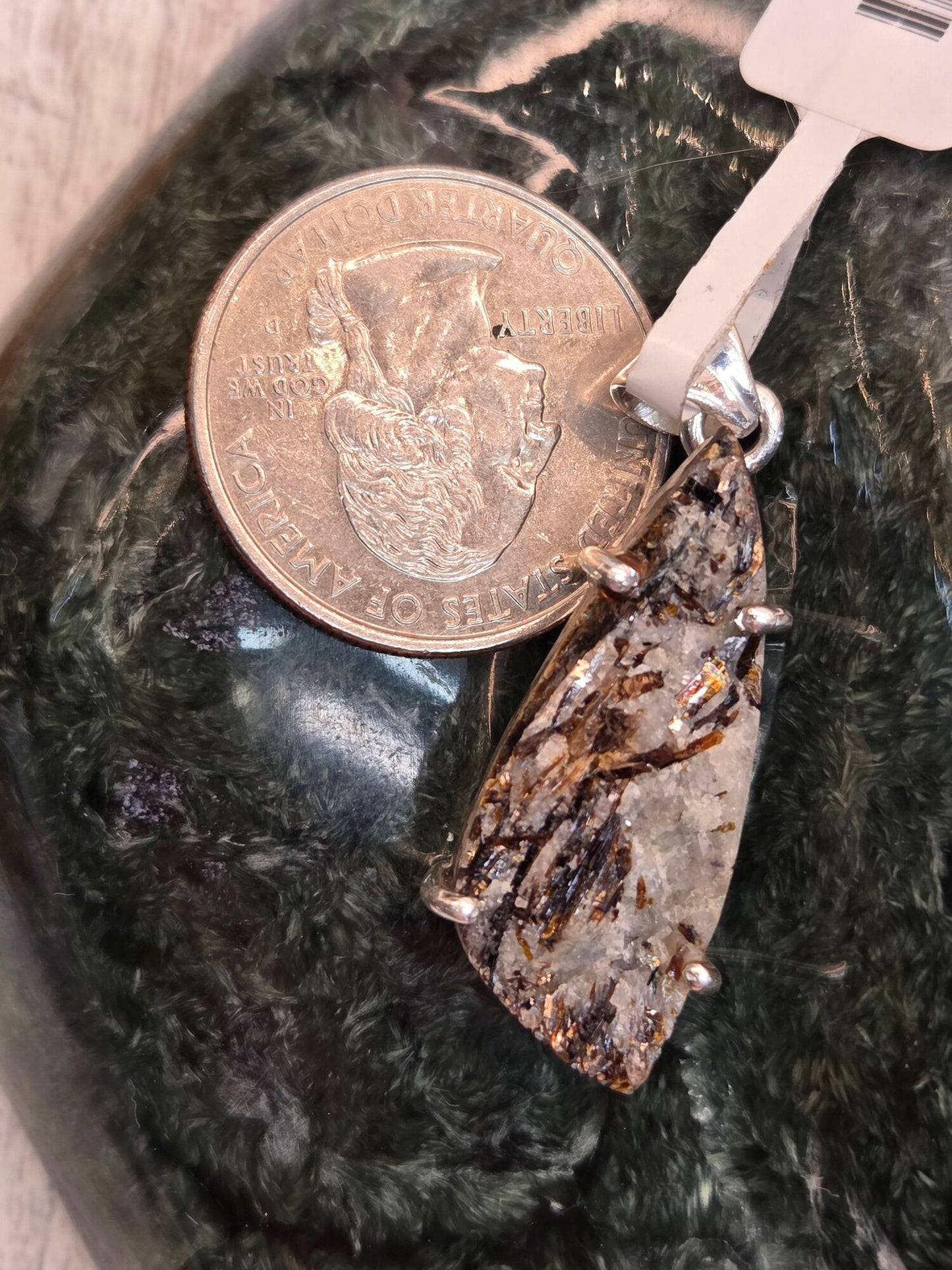 Astrophyllite Pendant - alternate view