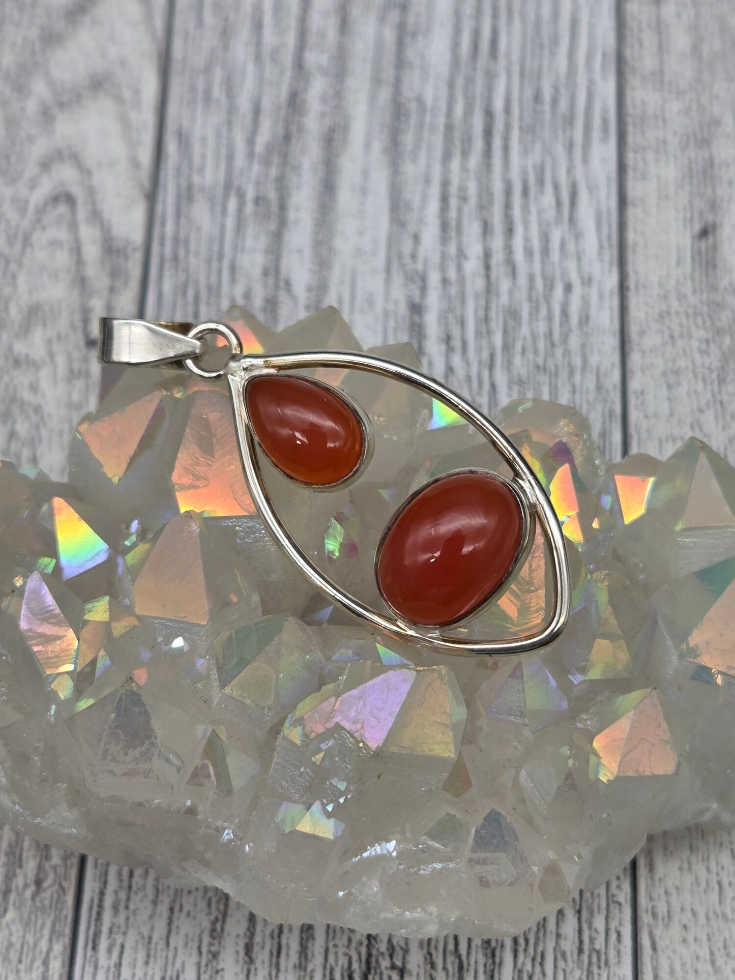 Carnelian Pendant - alternate view