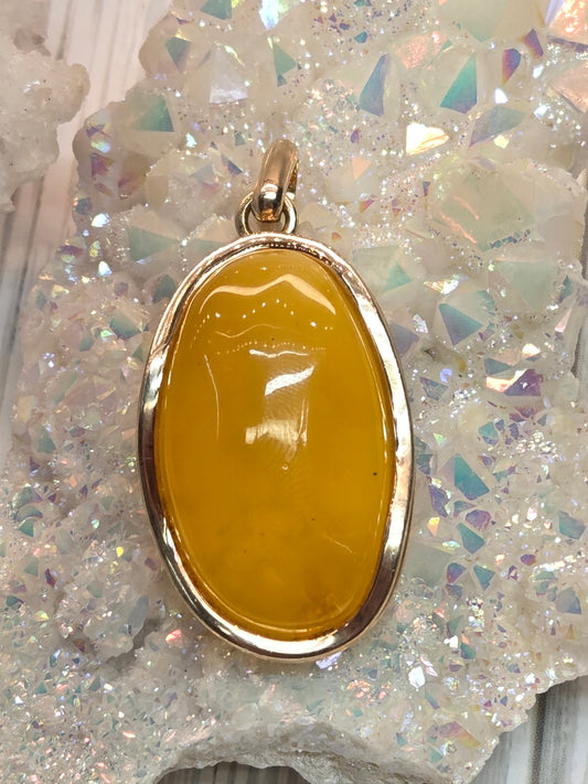 Royal Butter Amber Pendant