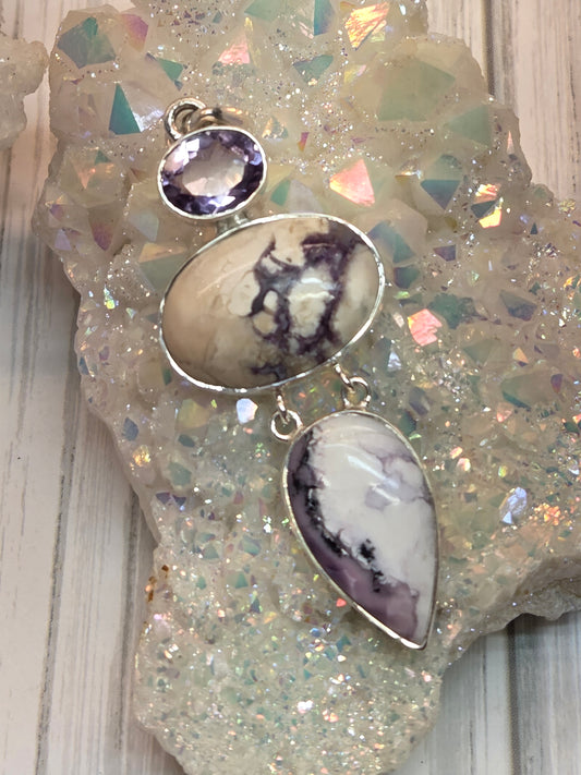 Tiffany Stone and Amethyst Pendant