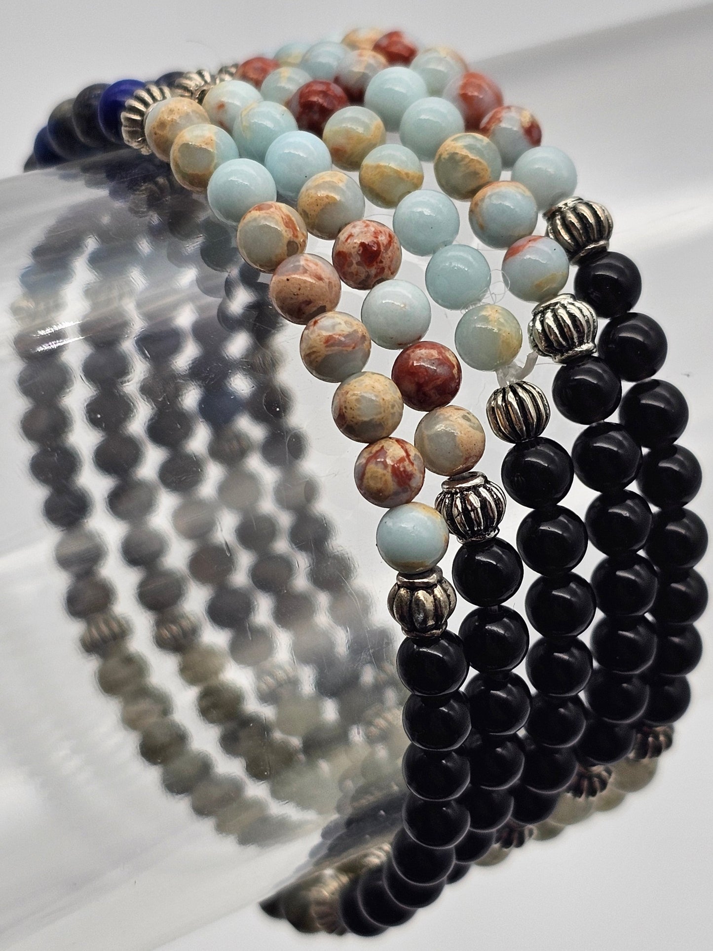 Trust Yourself Royal Intention Gemstone Stretchy Bracelet