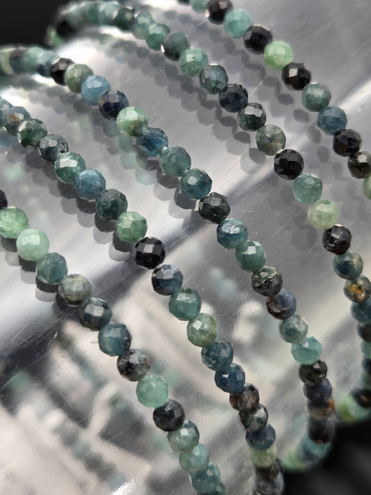 Blue Tormaline Stretchy Bracelet
