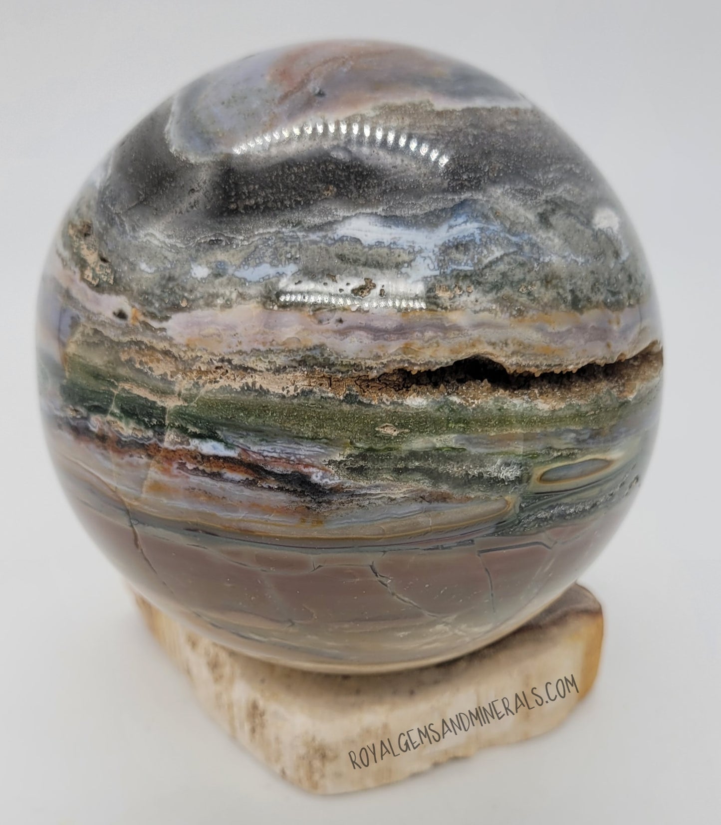 Ocean Jasper Sphere