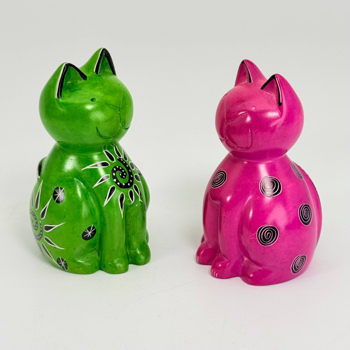 Soapstone Cat Carving