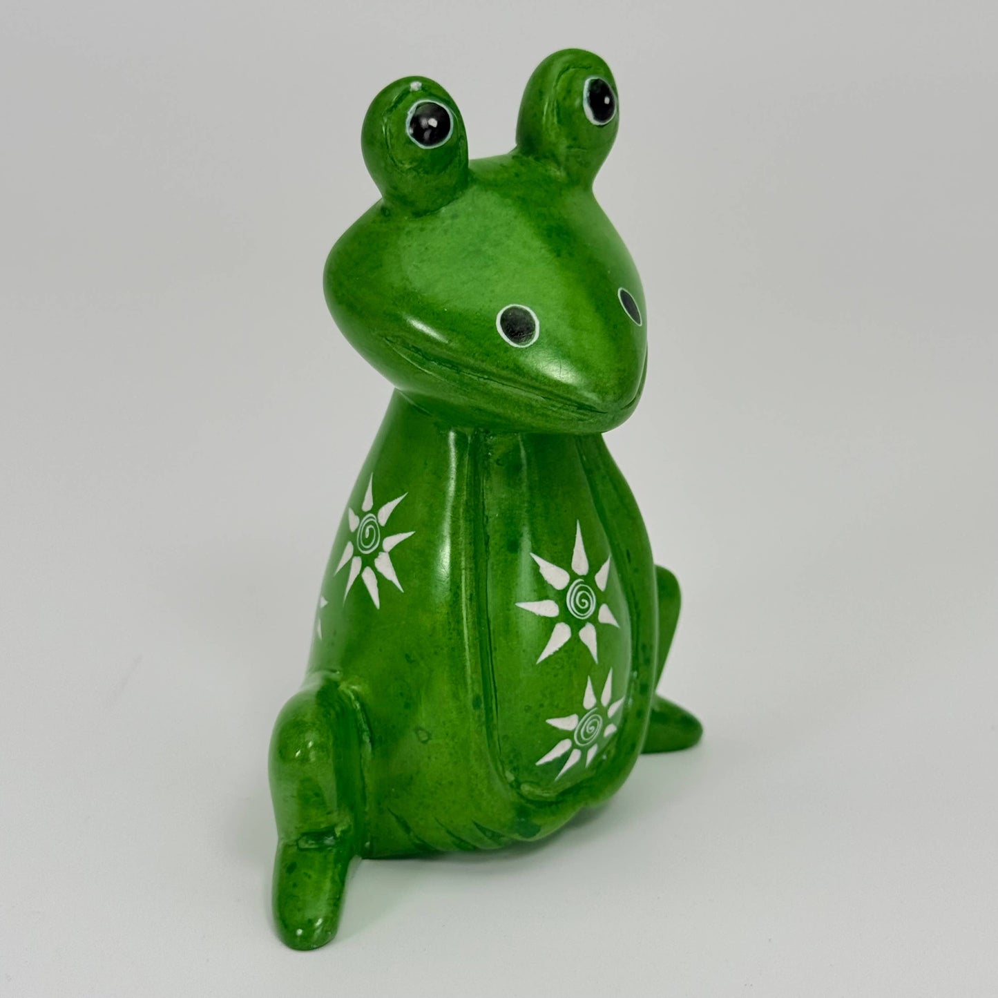 Hand Carved Soapstone Frog
