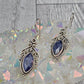 Sterling Silver and Sapphire Earrings - Image 2