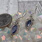 Sterling Silver and Sapphire Earrings - Image 3
