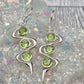 Triple Stone Hook Earrings - Image 3