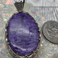 Large charoite and sterling silver pendant - Image 3