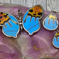 Butterfly Pendant and Earring Set