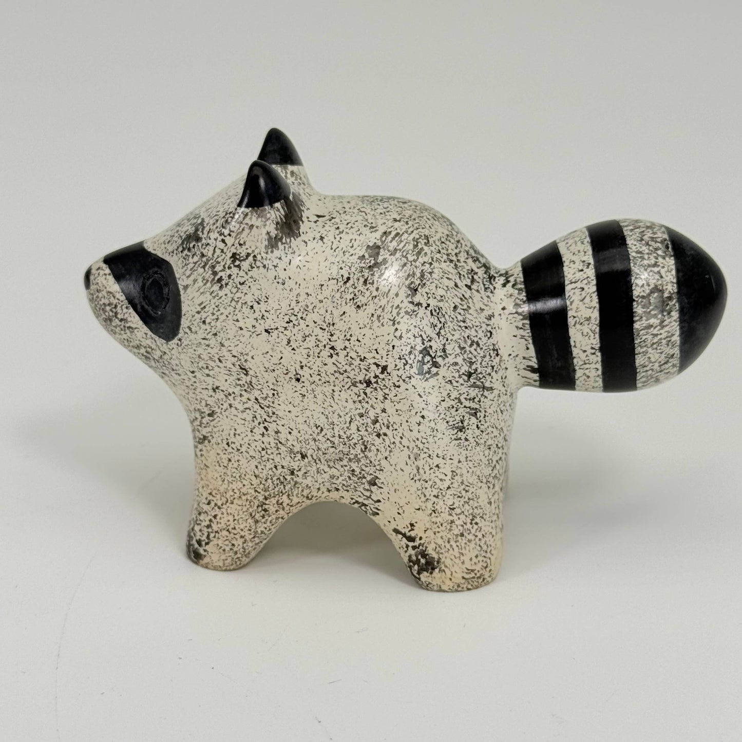 Soapstone Raccoon Carving