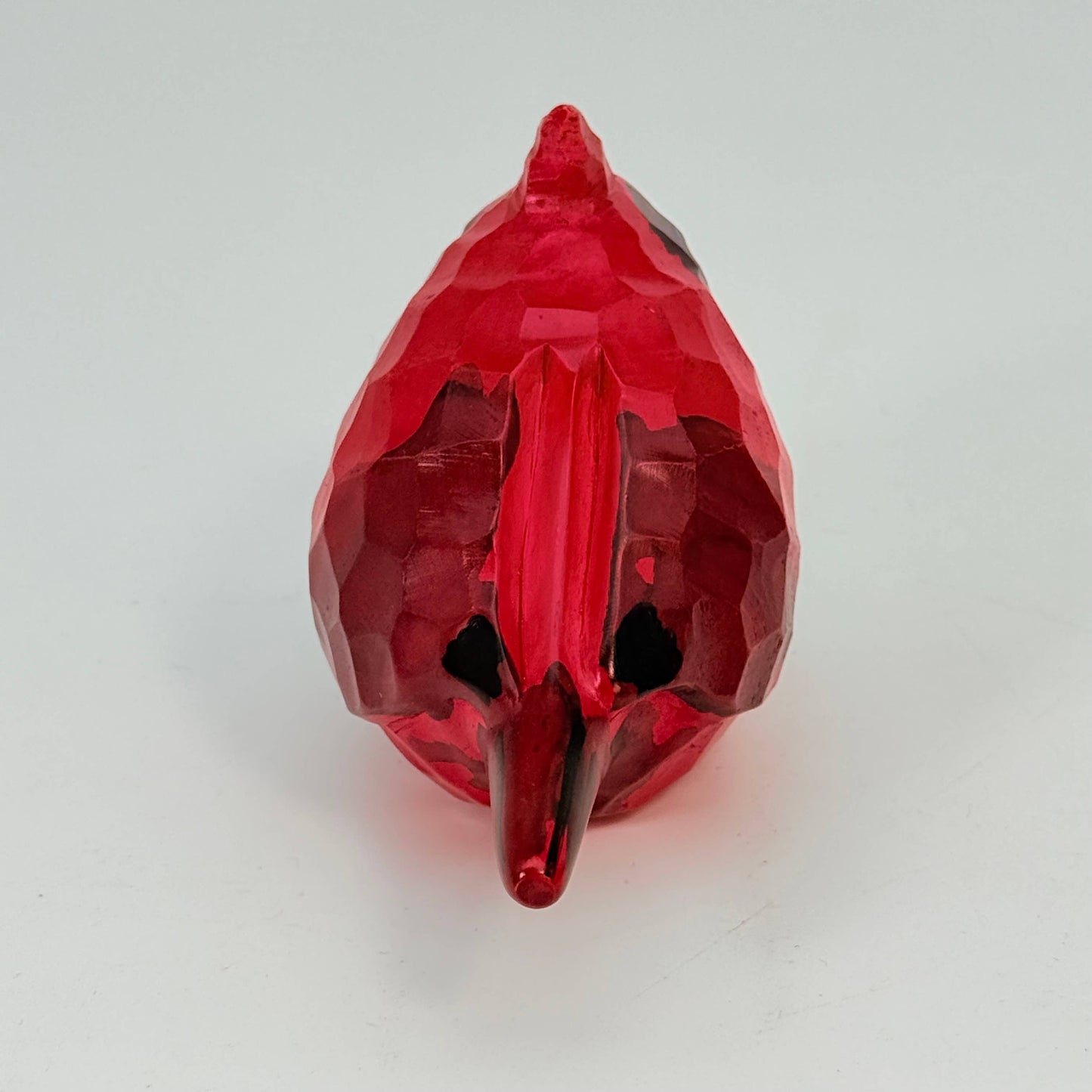 Hand Carved Soapstone Cardinal