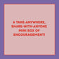 Take-a-Ticket: Affirmations