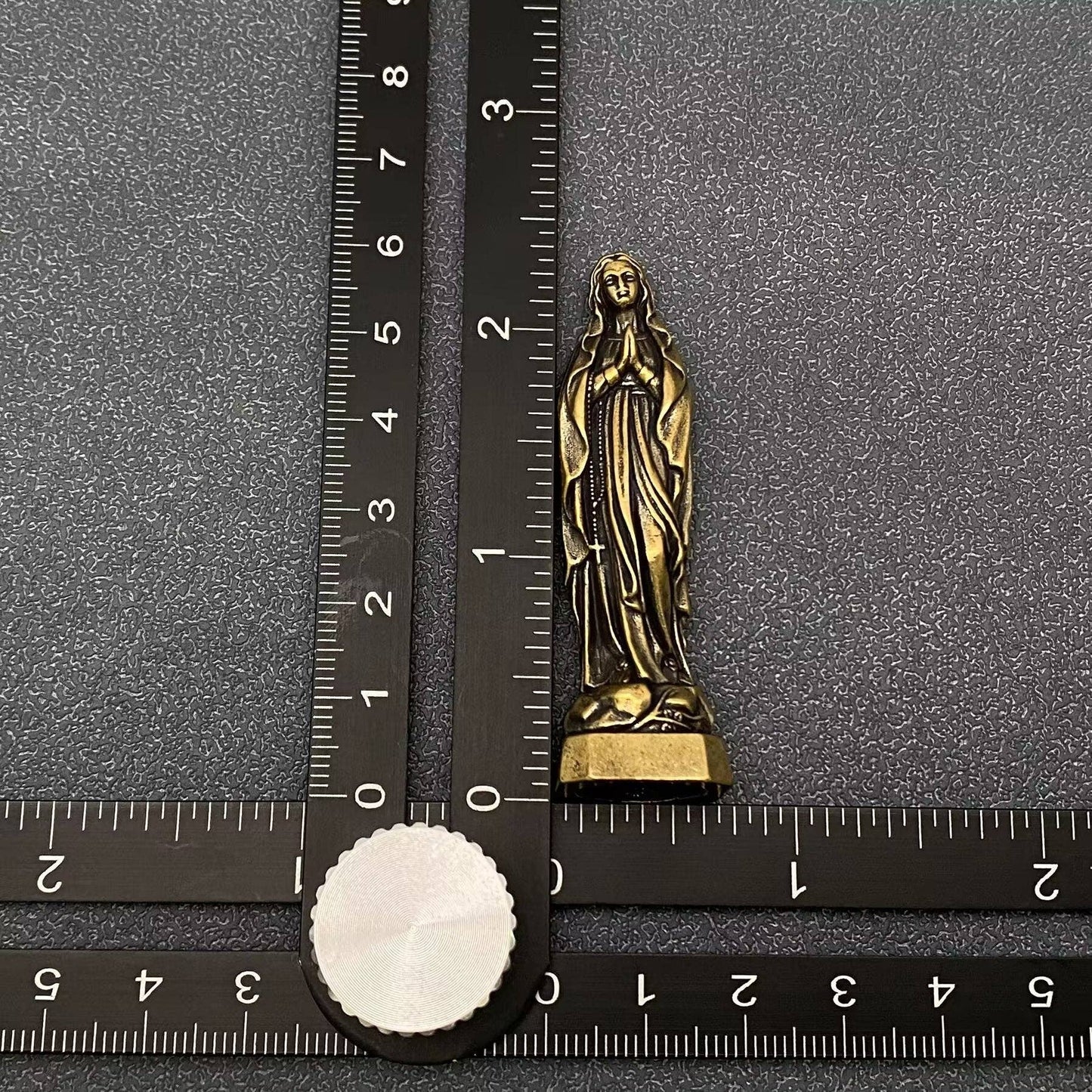Brass Virgin Mary Statue