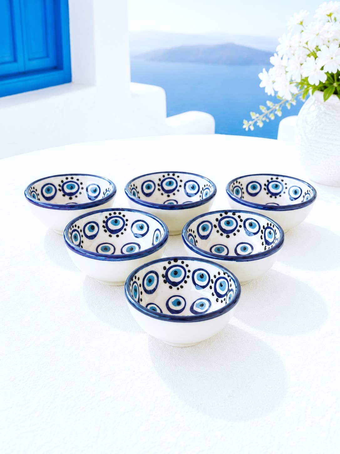 Ceramic Turkish Evil Eye Bowl