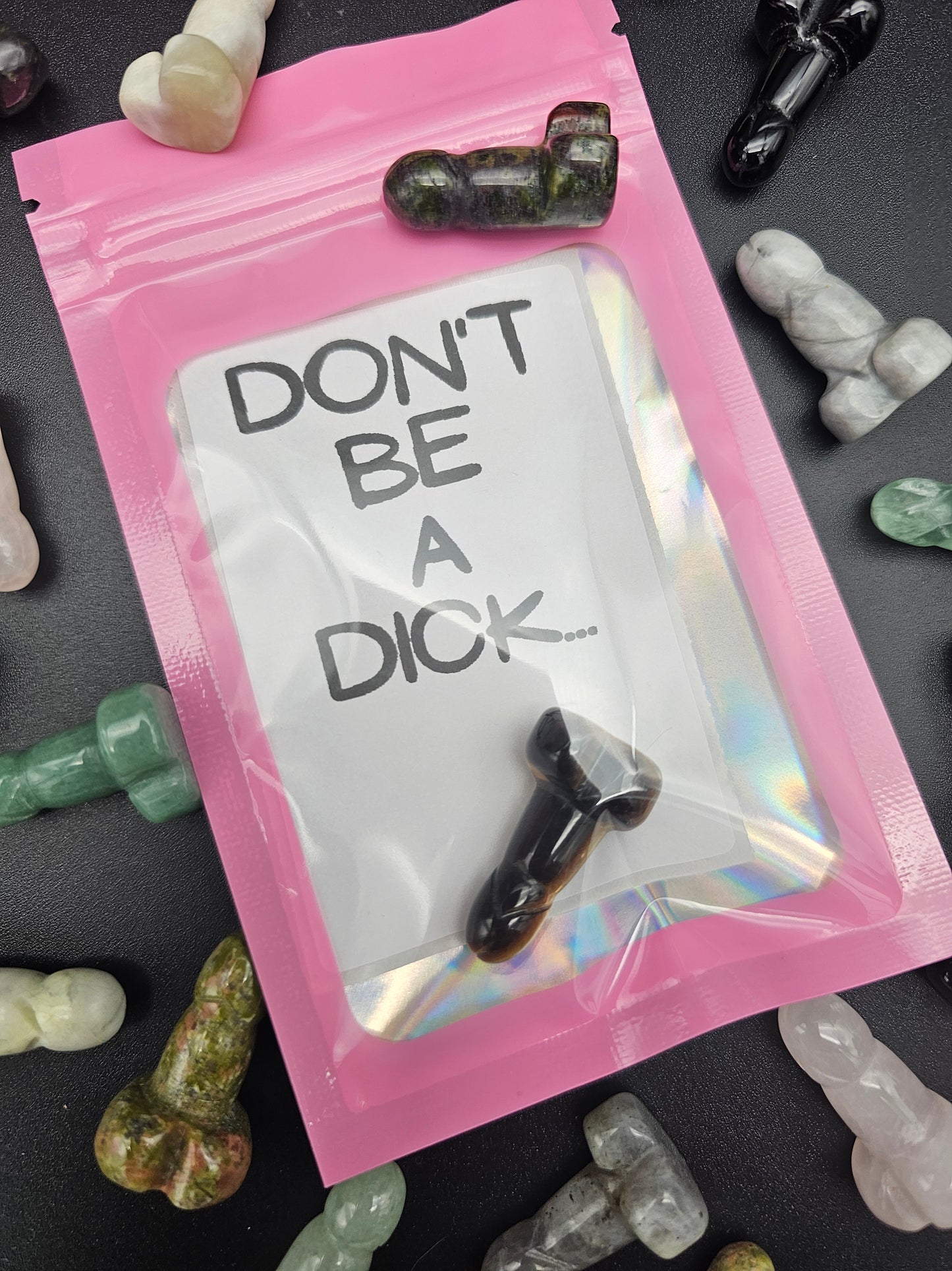 Don't Be A Dick - Crystal Gift - Can be mailed anonymously