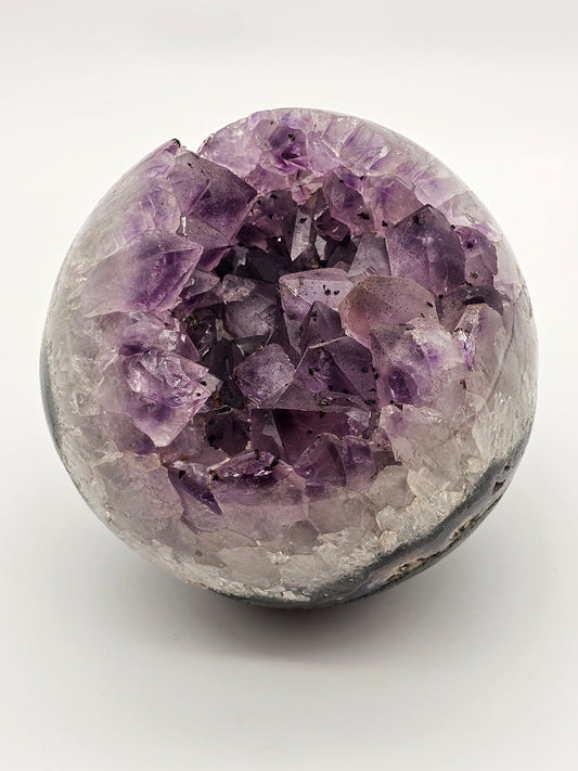 Extra Large Amethyst Sphere With Gorgeous Points in the Druzy