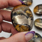 Golden Healer Quartz And Pyrite Palm Stones