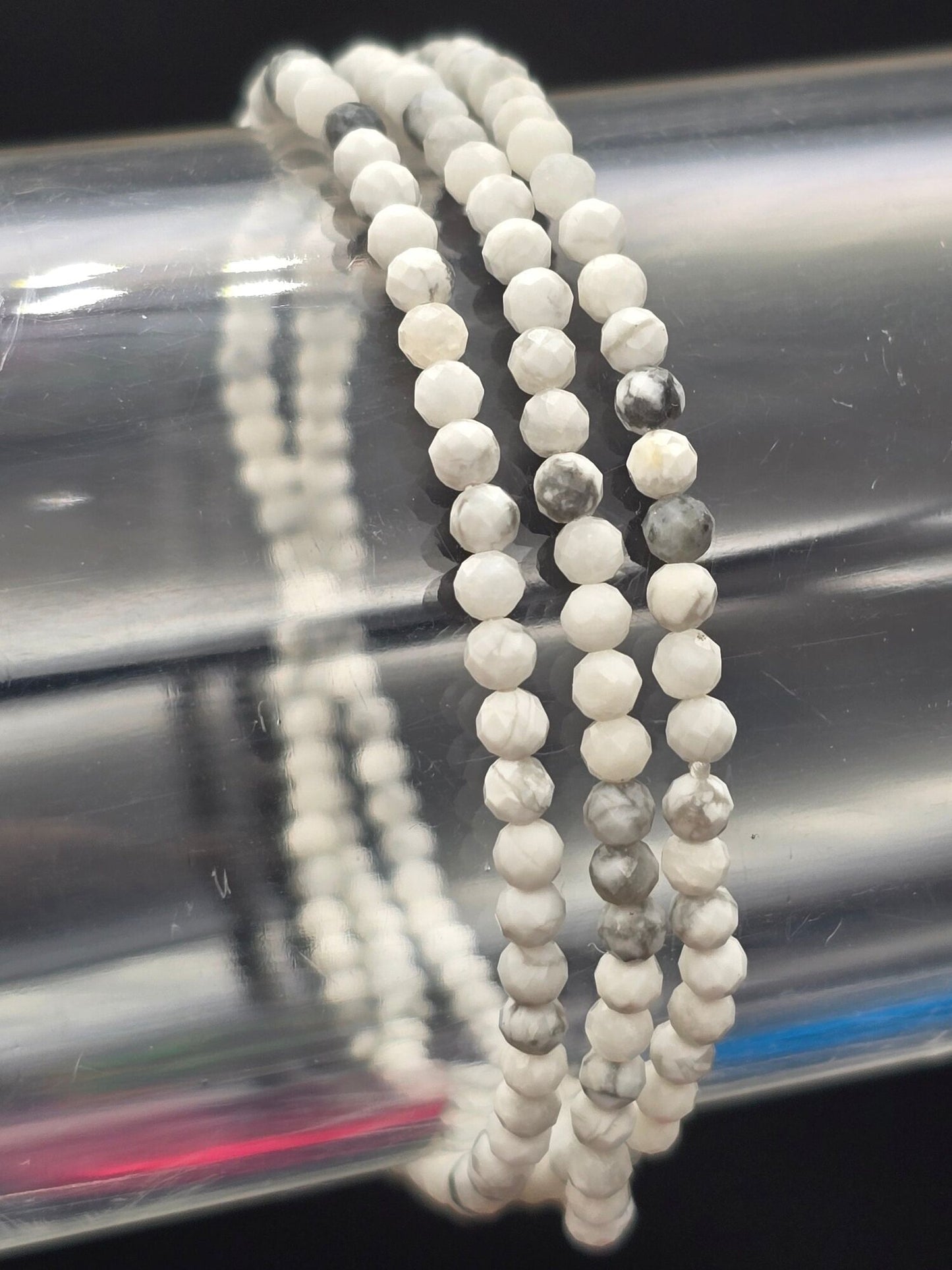 Howlite Triple Wrap Bracelet