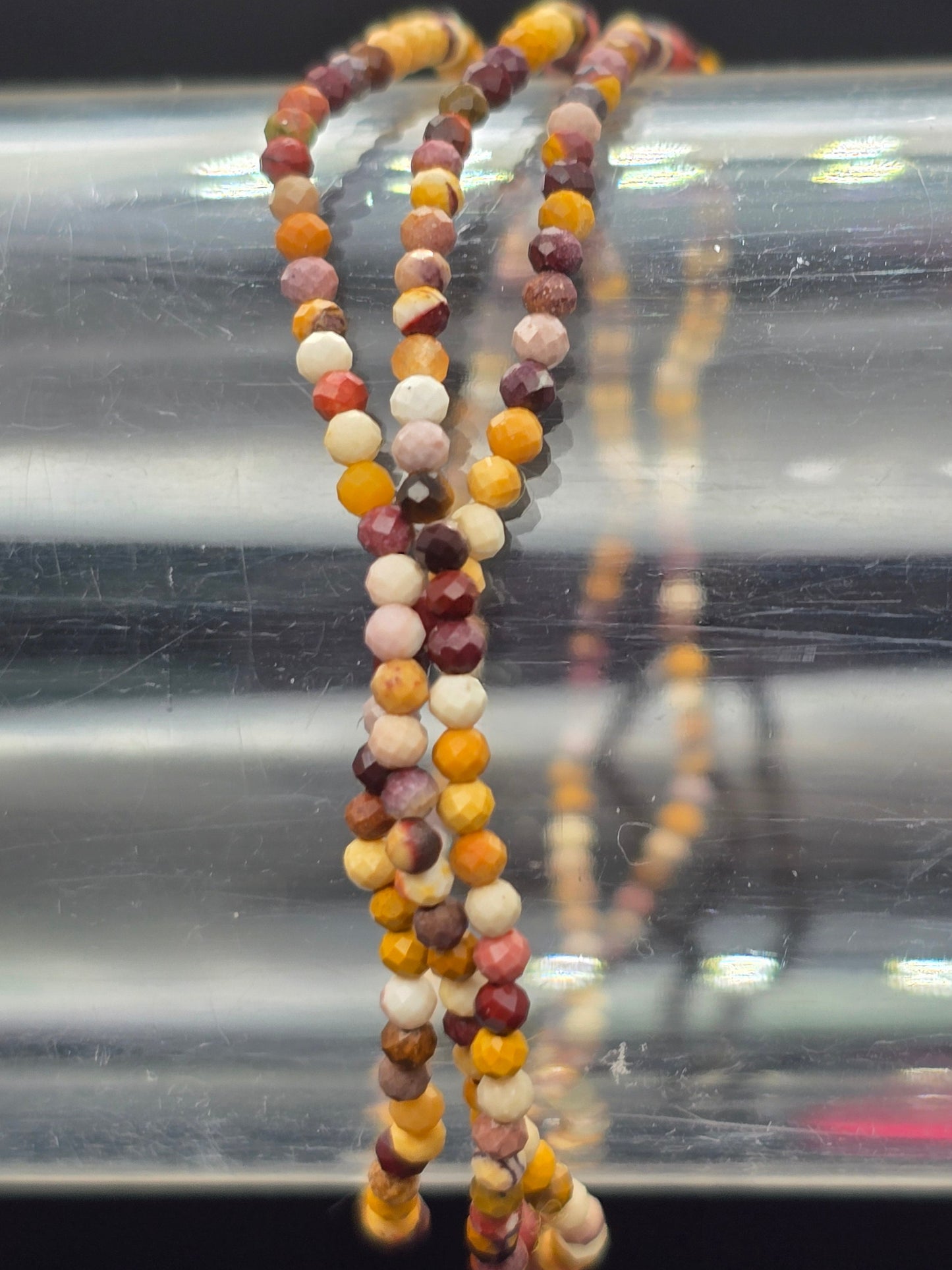 Mookaite Jasper Triple Wrap Bracelet