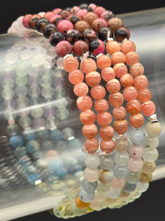 Self Love Royal Intention Gemstone Stretchy Bracelet