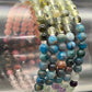 Self Love Royal Intention Gemstone Stretchy Bracelet - detail shot
