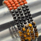 Grounding Royal Intention Gemstone Stretchy Bracelet