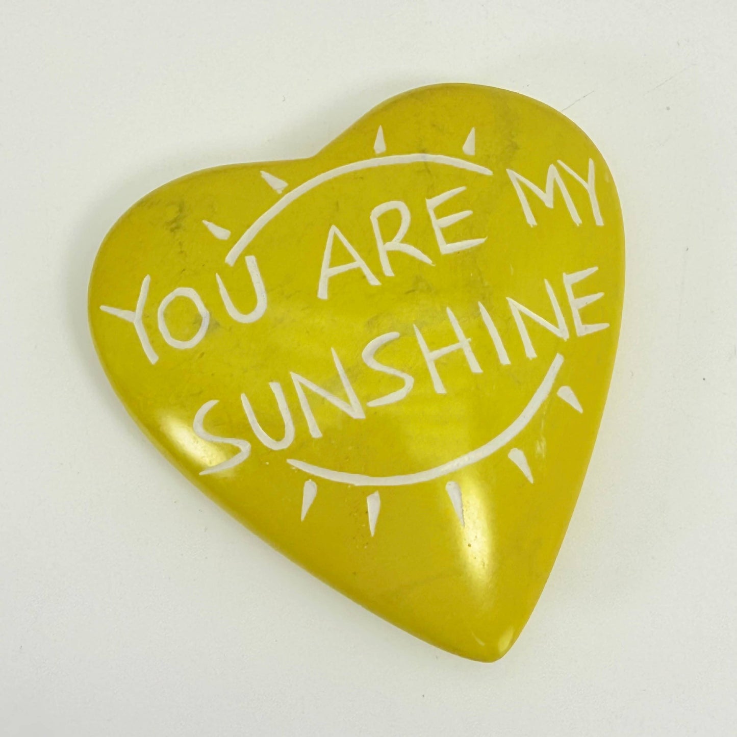 Hand-Carved Soapstone Heart