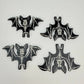 Soapstone Skeleton Bat Magnet