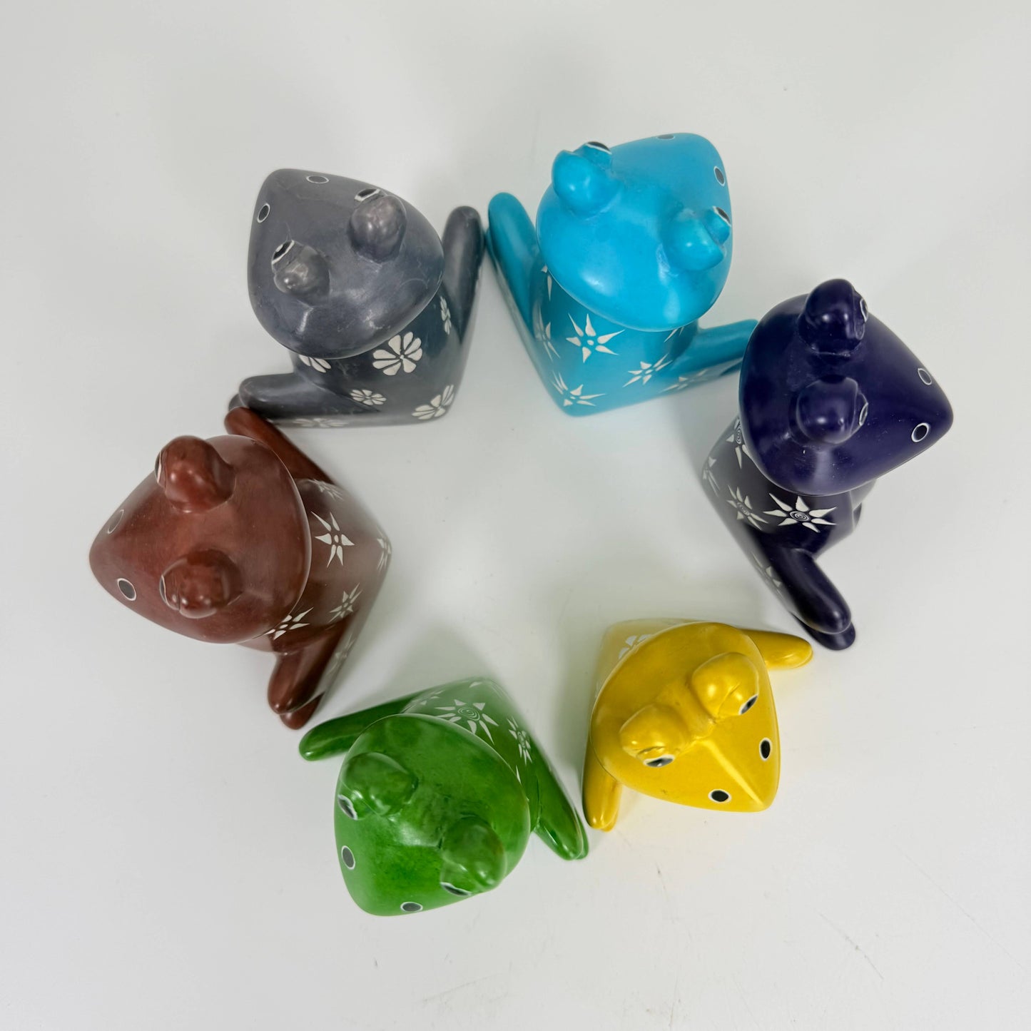 Hand Carved Soapstone Frog