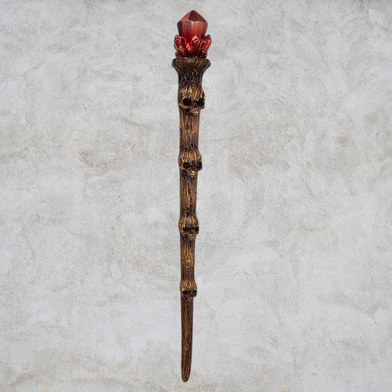 Skull Crystal Magic Wand