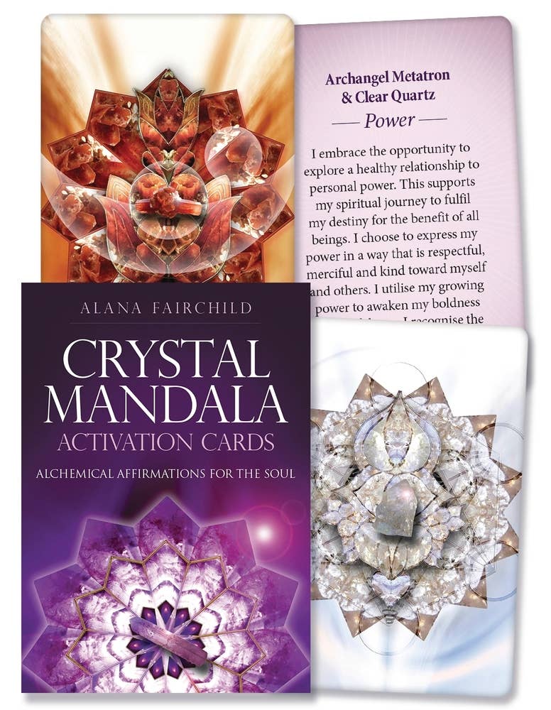Crystal Mandala Activation Oracle Cards
