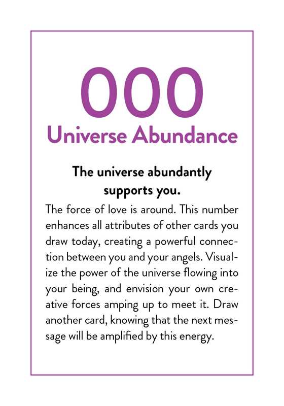 Angel Numbers Deck