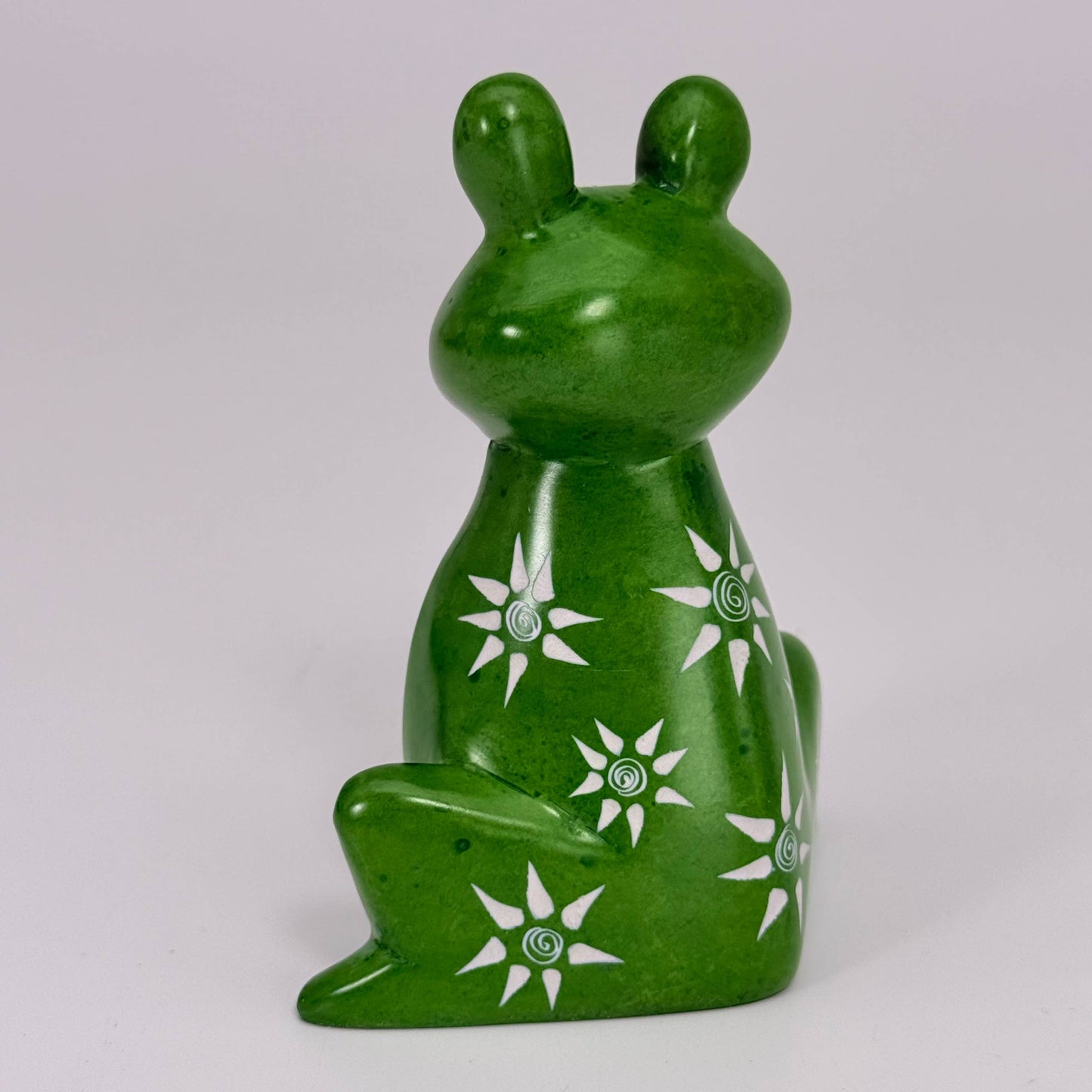 Hand Carved Soapstone Frog