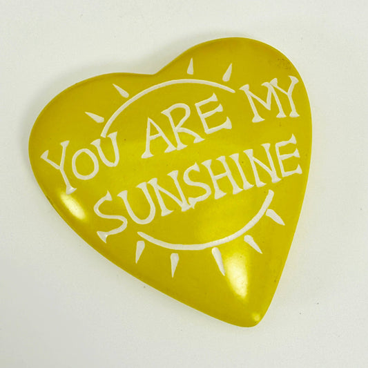 Hand-Carved Soapstone Heart