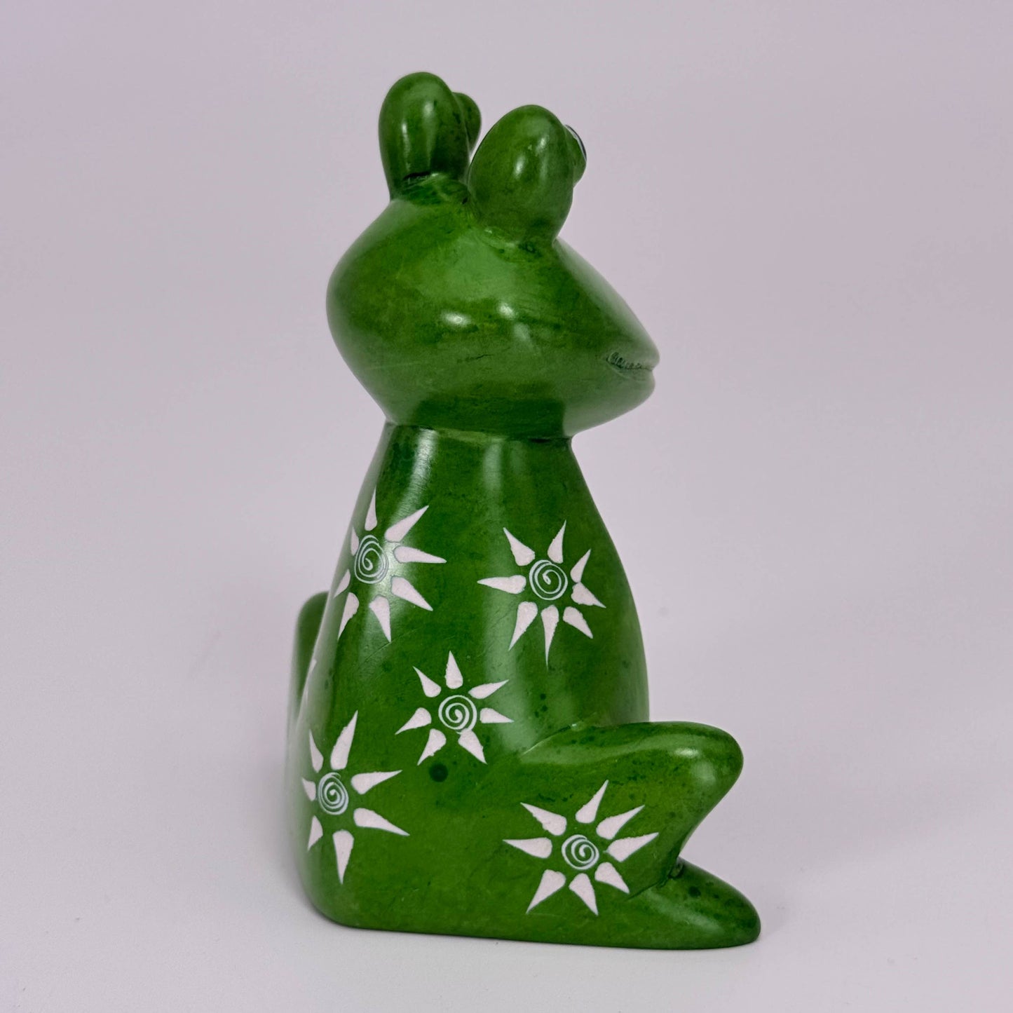Hand Carved Soapstone Frog