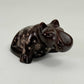 Swimming Soapstone Hippopotamus