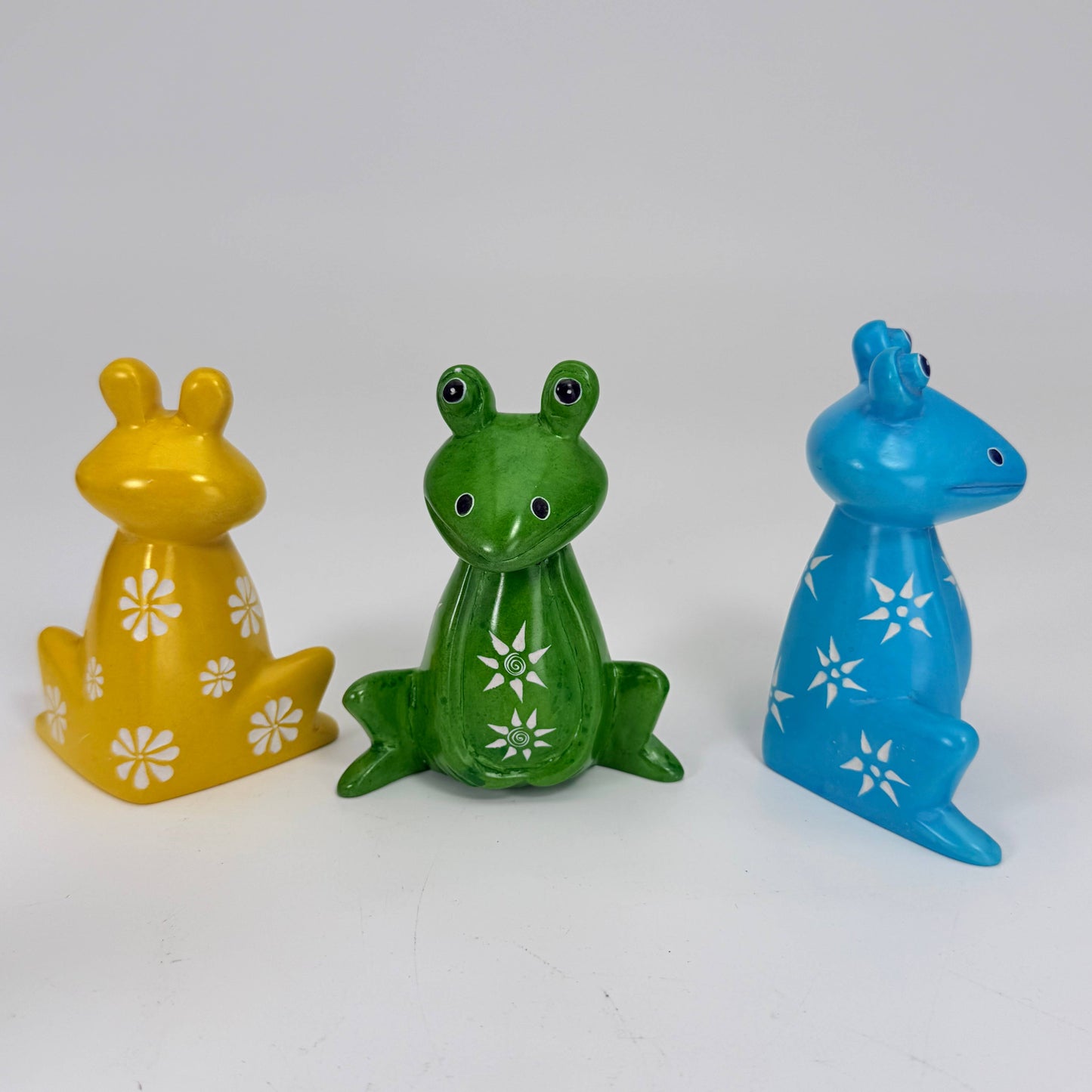 Hand Carved Soapstone Frog