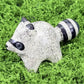 Soapstone Raccoon Carving