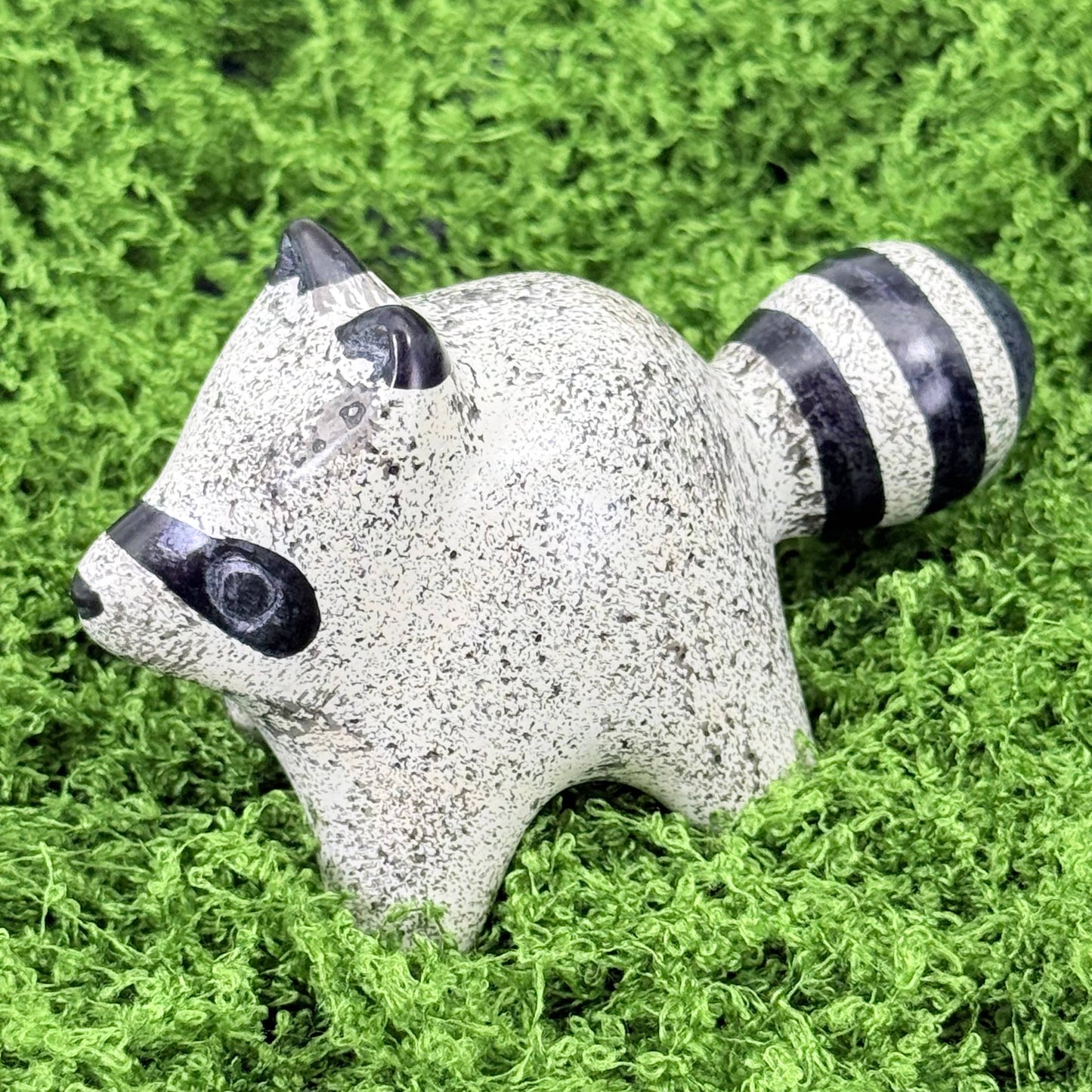 Soapstone Raccoon Carving