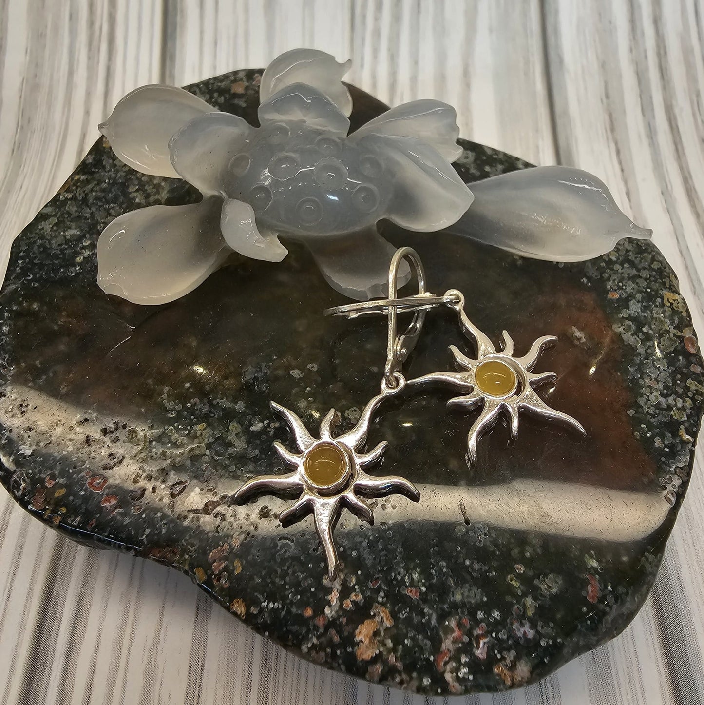 Royal Amber Sunshine Earrings