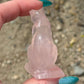 Sitting Rose Quartz Cat
