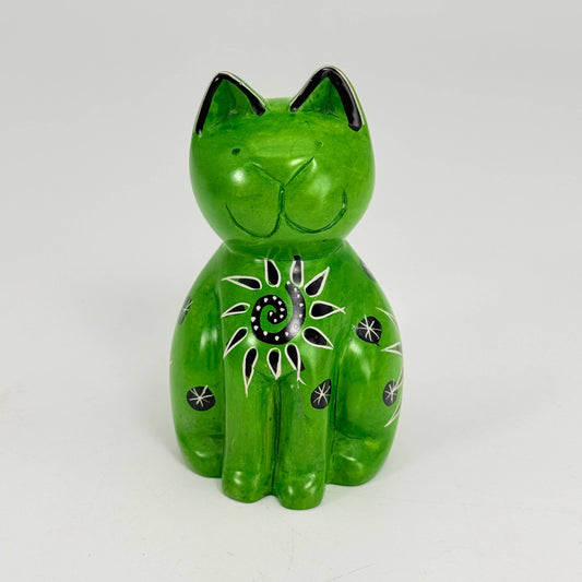 Soapstone Cat Carving