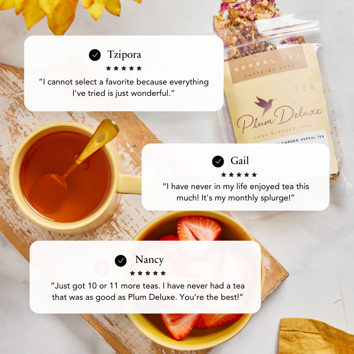 Gratitude Strawberry Earl Grey Black Loose Leaf Tea